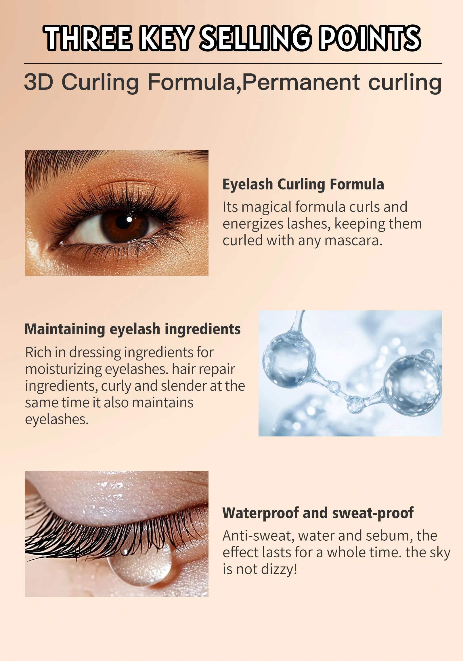 Máscara de pestañas resistente al agua 5D, extensión de pestañas, máscara de fibra de seda gruesa, maquillaje femenino, herramientas cosméticas para ojos para regalos