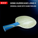 DHS No Logo Hurricane LONG V W986 hoja de tenis de mesa/hoja de ping pong/palo de tenis de mesa