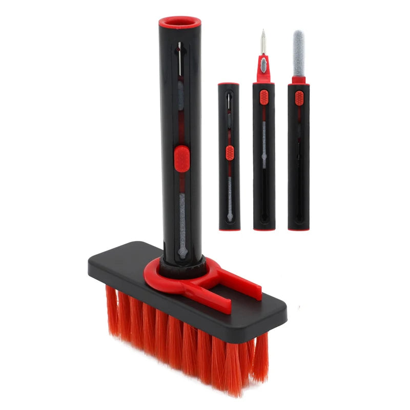 Kit de cepillo de limpieza de teclado 5 en 1, extractor de teclas, limpiador de auriculares para Airpods Pro 1 2 3, caja de auriculares Bluetooth, herramientas de limpieza