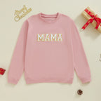 Citgeett primavera mamá y yo trajes a juego 0-3Y Bordado de letras jerseys de manga larga otoño sudadera Tops