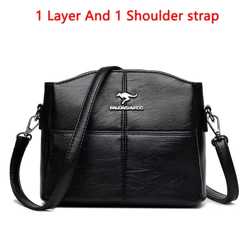 Bolso de mano bordado para mujer, bolsos de cuero de alta calidad para mujer, bolso de hombro para mujer, bolsos cruzados pequeños para mujer, bolso principal 2024