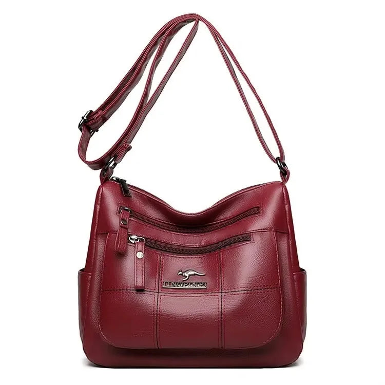 Bolso de mano bordado para mujer, bolsos de cuero de alta calidad para mujer, bolso de hombro para mujer, bolsos cruzados pequeños para mujer, bolso principal 2024