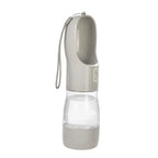 Dispensador portátil de botellas de agua para perros 2 en 1, alimentador de agua y comida para mascotas, cuencos para caminar al aire libre, senderismo, para gatos pequeños y perros