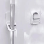 Soporte organizador de fregona de montaje en pared, gancho para escoba, colgador de escoba impermeable, gancho de almacenamiento, accesorios de organización de baño y cocina, 2 uds.