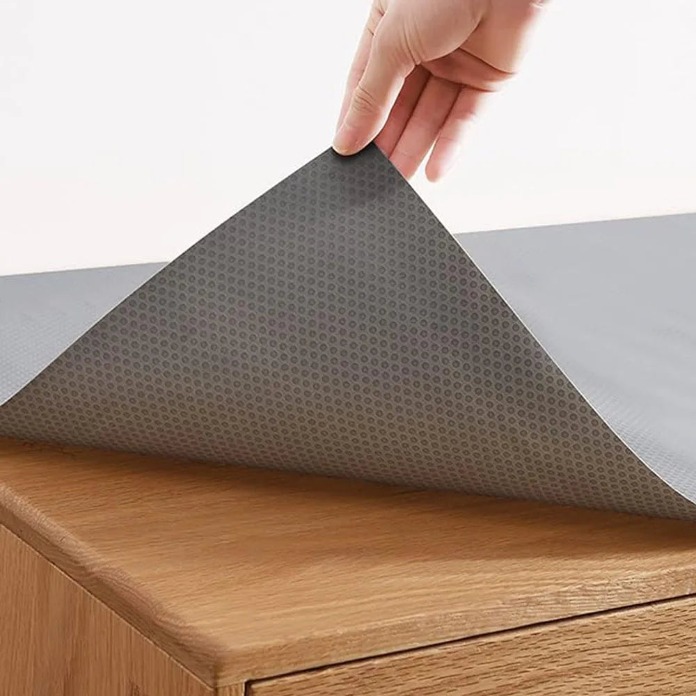 1 rollo de alfombrilla para cajón de armario de cocina, armario de papel, zapatero, alfombrilla a prueba de humedad, impermeable y a prueba de moho, alfombrilla para refrigerador