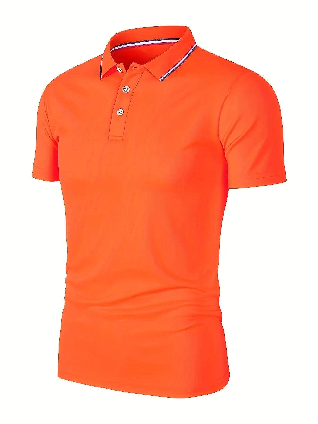 2025 gran oferta, Polo cómodo y transpirable informal de verano para hombre, camiseta de manga corta de Color sólido de alta calidad para hombre