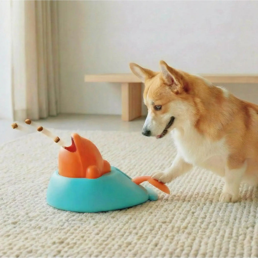 Dispensador de Golosinas para Mascotas, Juguetes Interactivos, Dispositivo Educativo de Entrenamiento, Dispositivo de Alimentación para Mascotas, Juguetes Dispensadores de Golosinas para Perros, Entrenamiento de Cachorros