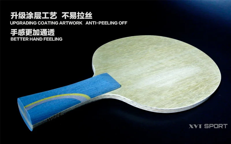 DHS No Logo Hurricane LONG V W986 hoja de tenis de mesa/hoja de ping pong/palo de tenis de mesa