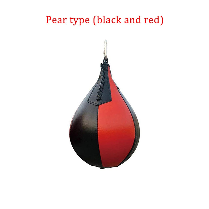 Bola de boxeo de calidad PU, bolsa de boxeo de pera, bolas de velocidad de reacción, entrenamiento de Fitness, bola colgante de velocidad de boxeo