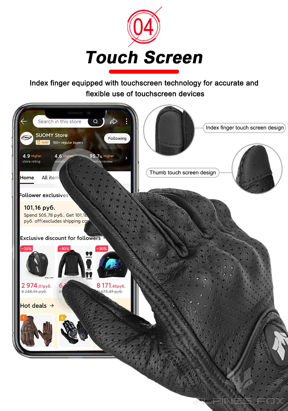 Guantes de cuero Vintage para motocicleta para hombre, Guantes negros resistentes al desgaste con pantalla táctil, antideslizantes, Retro, novedad de verano 2023