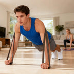 Banda Elástica de Resistencia para Entrenamiento de Fuerza, Cintura y Piernas, Cuerda de Tracción para Gimnasio, Pilates, para Entusiastas del Deporte