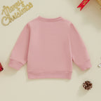 Citgeett primavera mamá y yo trajes a juego 0-3Y Bordado de letras jerseys de manga larga otoño sudadera Tops