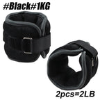 1 par de pesas ajustables para tobillo y muñeca (0,5 kg/1 kg) - correas ligeras de neopreno para correr, entrenamiento de fuerza de yoga para todas las edades