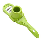 Trituradora de ajo de 1 piezas, prensa Manual multifuncional, rallador de ajo de jengibre, cortador, pelador de ajo, herramientas de cocina