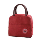 Fiambrera más fresca con patrón funcional, bolsa de almuerzo de lona con aislamiento portátil, bolsas térmicas para comida, Picnic, bolsas de almuerzo para mujeres y niños