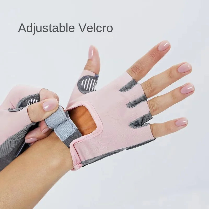Guantes deportivos antideslizantes para hombre y mujer, guantes de Yoga para entrenamiento de culturismo, levantamiento de pesas, 1 par