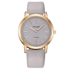 Relojes de marca de lujo para mujer, reloj de cuero a la moda para mujer, relojes de pulsera de cuarzo para mujer, reloj para mujer