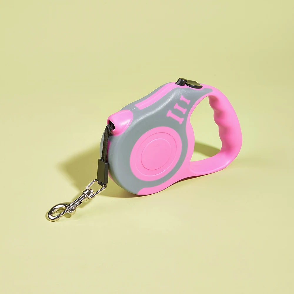 Correa para perros de 3m y 5m para perros pequeños, medianos y grandes, gatos, automática, retráctil, nailon fuerte, Schnauzer de plomo para cachorros, suministros para mascotas