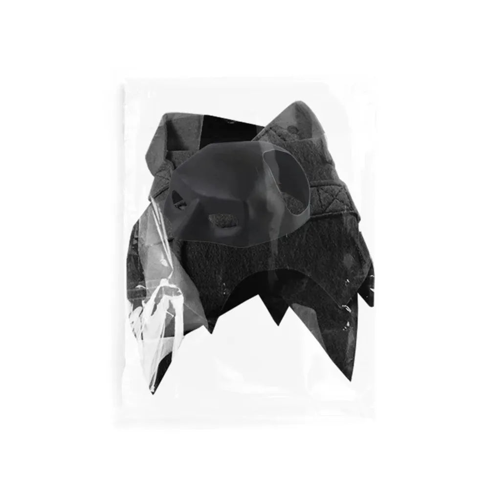 Conjunto de disfraz de murciélago negro para mascotas de Halloween con ala de máscara para gatos, perros, Cosplay creativo, suministros para fiesta de Halloween para mascotas