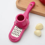 Trituradora de ajo de 1 piezas, prensa Manual multifuncional, rallador de ajo de jengibre, cortador, pelador de ajo, herramientas de cocina