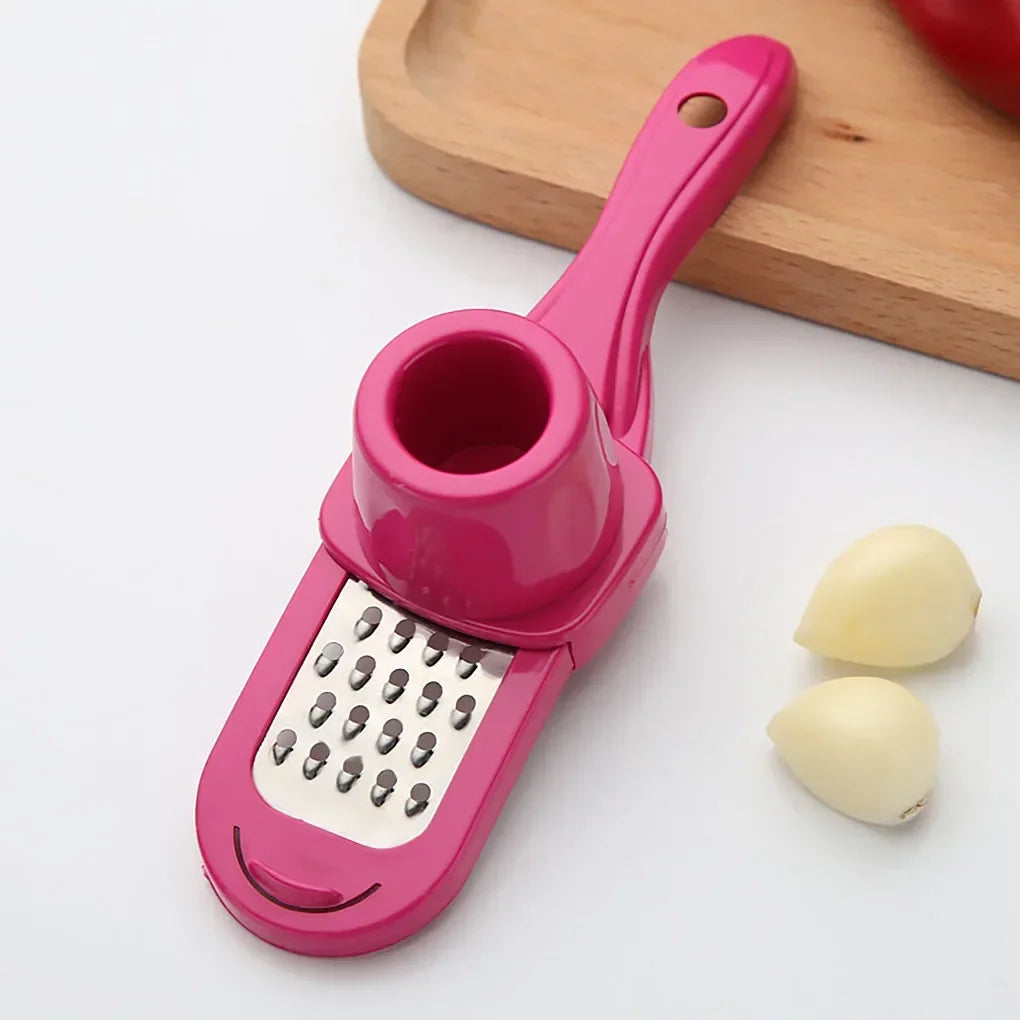 Trituradora de ajo de 1 piezas, prensa Manual multifuncional, rallador de ajo de jengibre, cortador, pelador de ajo, herramientas de cocina