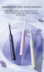 Juego de cepillos de dientes eléctricos sónicos Xiaomi MIJIA T302, 4 cabezales de cepillo, IPX8, resistente al agua, carga inalámbrica, cepillo de dientes electrónico