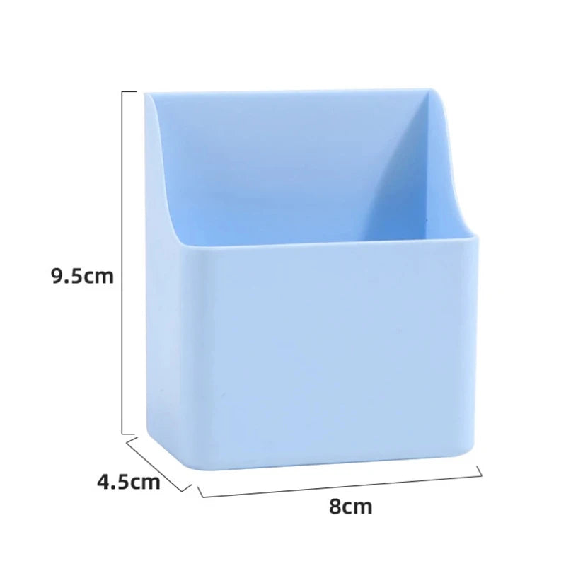Caja de almacenamiento magnética de gran capacidad, estante para refrigerador doméstico y portalápices para pizarra blanca de oficina, organizador de papelería