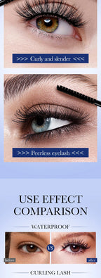 Máscara de pestañas resistente al agua 5D, maquillaje para mujer, máscara resistente al agua, máscara de fibra de seda negra, Cosméticos Coreanos nuevos