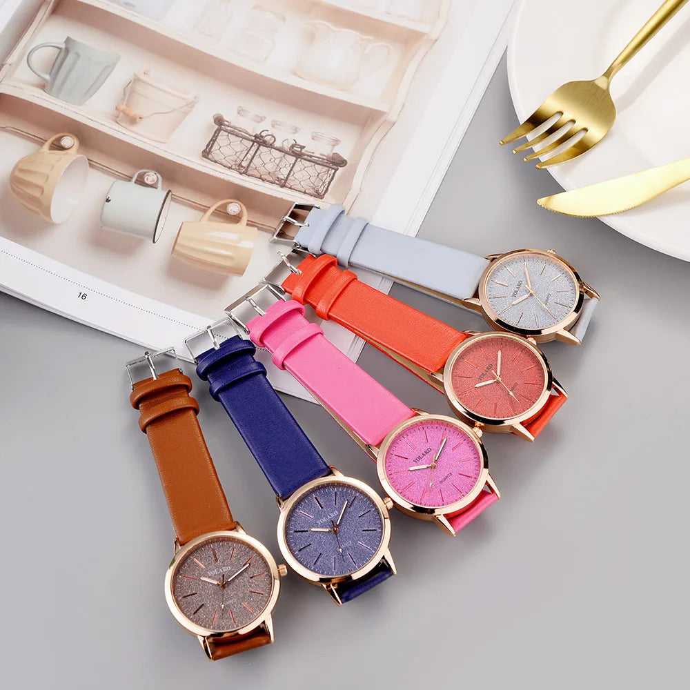 Relojes de marca de lujo para mujer, reloj de cuero a la moda para mujer, relojes de pulsera de cuarzo para mujer, reloj para mujer