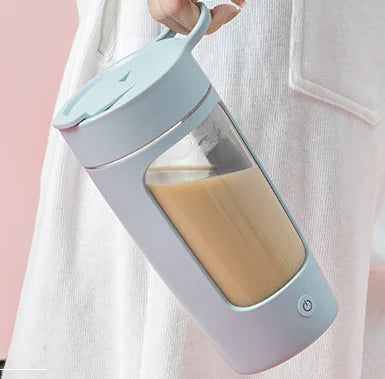 Botella agitadora eléctrica portátil, mezclador de proteínas en polvo, Fitness, Vaso Mezclador automático, taza agitadora, botella de agua deportiva, 650ML