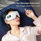 Masajeador de ojos 4D, Airbag inteligente, vibración, instrumento para el cuidado de los ojos, compresa caliente, Bluetooth, gafas de masaje para ojos, fatiga, cuidado antiarrugas