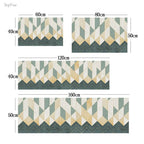Alfombra de cocina con estampado absorbente, alfombra antideslizante para pasillo, alfombras largas para sala de estar, dormitorio, entrada, felpudo para baño