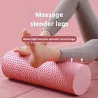 Rodillo de Yoga redondo, cilindro de espuma EVA, rodillo Hexagonal para ejercicio de Pilates, entrenamientos en casa mejorados, diámetro de 9,5 cm de longitud 29,7 cm