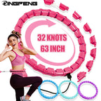 Círculo de ejercicios y masaje multiseesiones ajustable y desmontable, círculo de entrenamiento de cintura y Pilates 2 en 1 para fitness