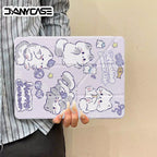 Estuche de gato bonito tipo 3 + Y con portalápices para IPad 2025 11th A16 Pro Air 13 11 M3 M2 M4 2025 12,9 "9 8 7 6 5 4 10Th Mini 7 6