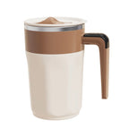 Taza mezcladora de 400ML, taza de café con pantalla LED de temperatura, taza autoagitadora de café y leche con rotación magnética de acero inoxidable 316