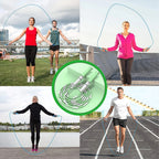Cuerda para saltar con cuentas suaves para articulación de bambú, cuerda para saltar de Fitness segmentada antideslizante, cuerda deportiva antideslizante profesional para niños