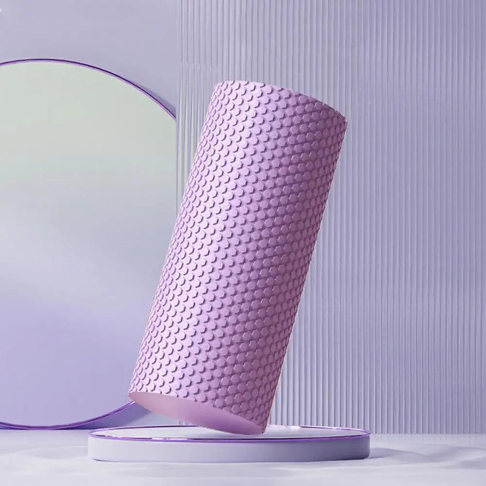 Rodillo de Yoga redondo, cilindro de espuma EVA, rodillo Hexagonal para ejercicio de Pilates, entrenamientos en casa mejorados, diámetro de 9,5 cm de longitud 29,7 cm