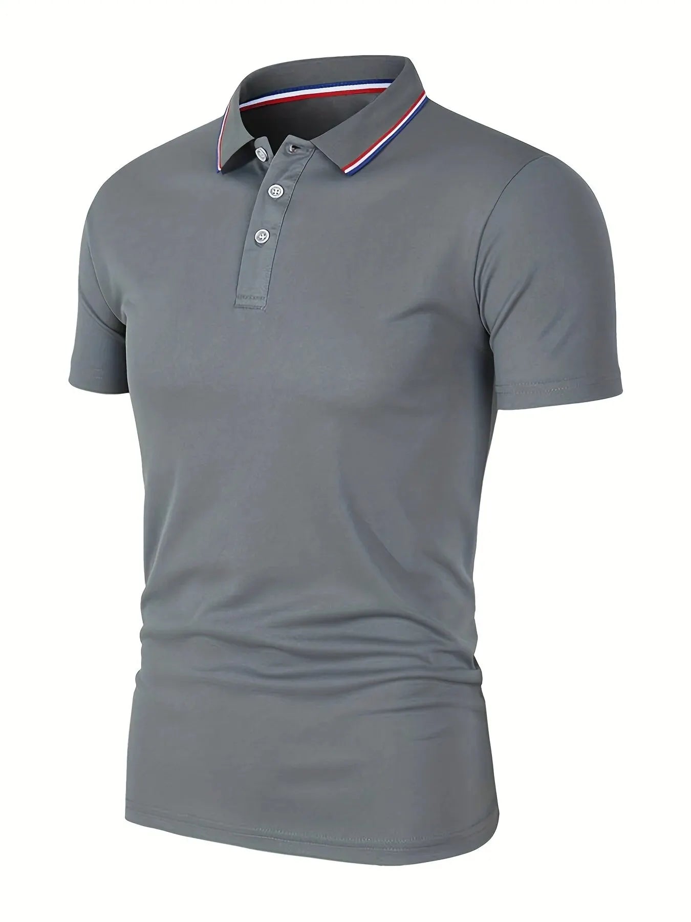 2025 gran oferta, Polo cómodo y transpirable informal de verano para hombre, camiseta de manga corta de Color sólido de alta calidad para hombre