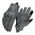 Guantes de Moto transpirables para motocicleta, Guantes de cuero para Motocross, Guantes de ciclismo para motorista, Guantes para montar en Moto con pantalla táctil