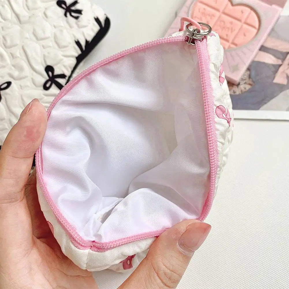 Bolsas de almacenamiento con cojín de aire para lápiz labial de gran capacidad, bolsa de maquillaje para mujer, bolso de viaje, bolsas de aseo, 1 ud.