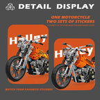 Bloques de construcción modulares para niños, juego de ladrillos de motocicleta técnica, modelo de plástico, regalo