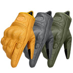 Guantes de Moto transpirables para motocicleta, Guantes de cuero para Motocross, Guantes de ciclismo para motorista, Guantes para montar en Moto con pantalla táctil
