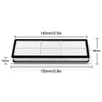 Compatible con Xiaomi Robot aspirador X20 + / X20 Plus, piezas de repuesto, accesorios, Cepillo Lateral principal, filtro Hepa, paño de mopa, bolsa para polvo