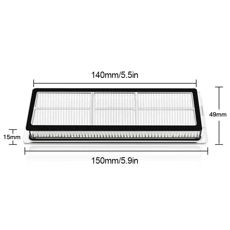 Compatible con Xiaomi Robot aspirador X20 + / X20 Plus, piezas de repuesto, accesorios, Cepillo Lateral principal, filtro Hepa, paño de mopa, bolsa para polvo