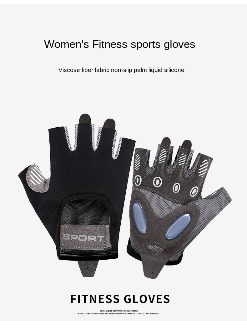 Guantes deportivos antideslizantes para hombre y mujer, guantes de Yoga para entrenamiento de culturismo, levantamiento de pesas, 1 par