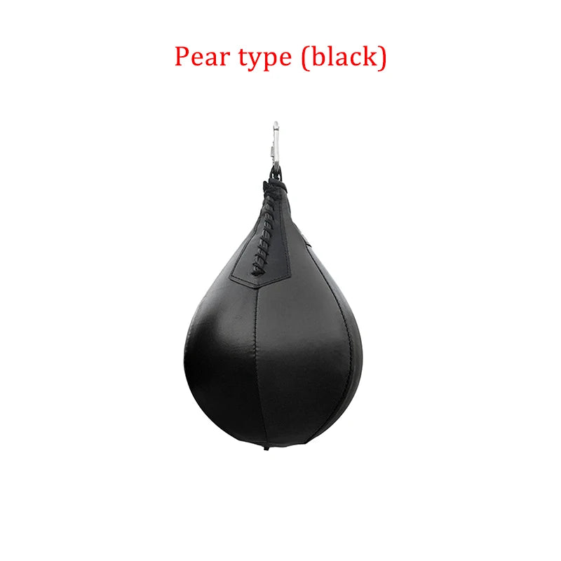 Bola de boxeo de calidad PU, bolsa de boxeo de pera, bolas de velocidad de reacción, entrenamiento de Fitness, bola colgante de velocidad de boxeo