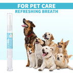 Lápiz Limpiador Dental para Mascotas con Cepillo Suave y Gel Dental para Perros y Gatos, Control de Sarro, Aliento Fresco, Calma las Encías, Fórmula Suave, 3 Unidades por Caja