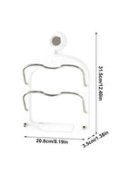 Estante organizador de cocina para colgar en la pared, estante para cubrir ollas, tapa de olla multicapa, estante multifuncional de Metal, estante de almacenamiento para tapas de ollas
