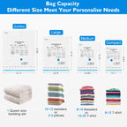 Bomba eléctrica inalámbrica para bolsas de almacenamiento al vacío, bomba de aire recargable de viaje para bolsa de ahorro de espacio, varias bolsas selladas para equipaje de ropa